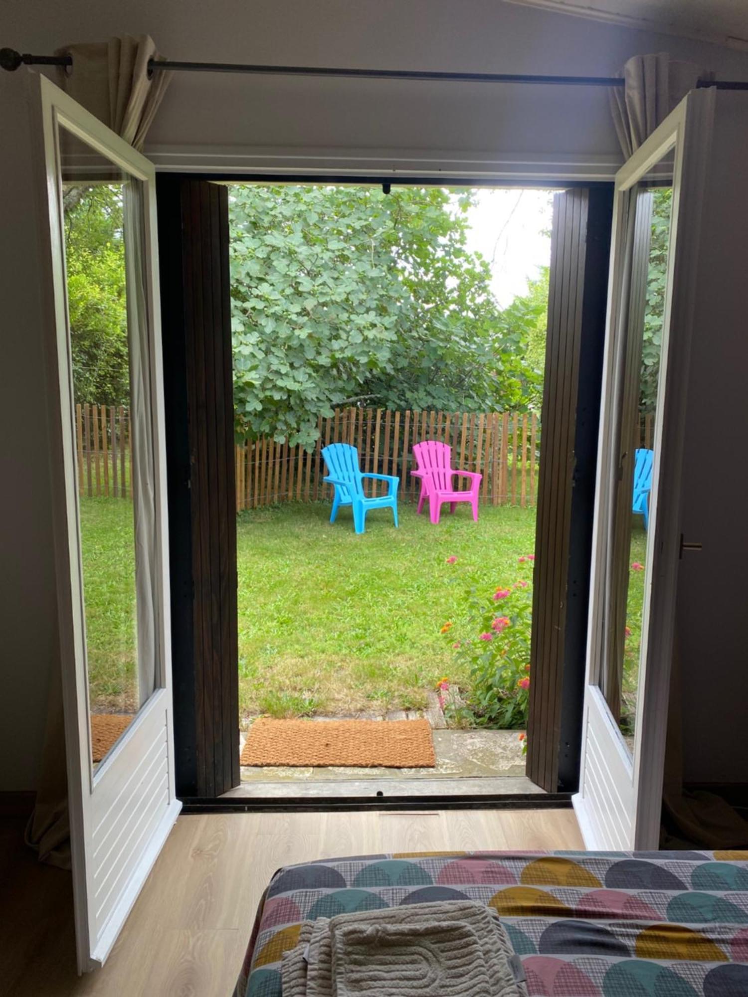 Appartement Avec Jardin Le Porge Exterior foto